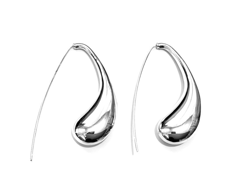 Silver Drop Earrings - A2135