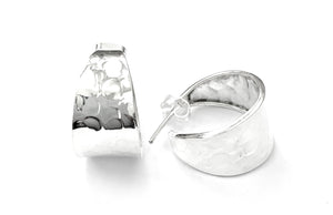 Silver Hoop Earrings - A5432