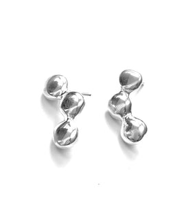 Silver Stud Earrings - A6108