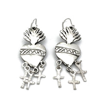 Load image into Gallery viewer, Silver Drop Earrings - WA3346
