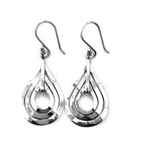 Silver Drop Earrings - PPA517