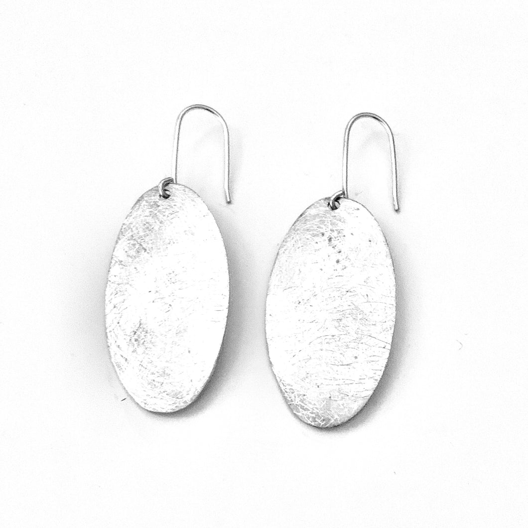 Silver Drop Earrings - OKA6056