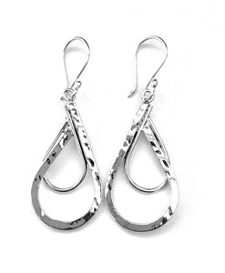Silver Drop Earrings - PPA520