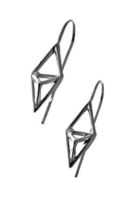 Silver Drop Earrings - A6291