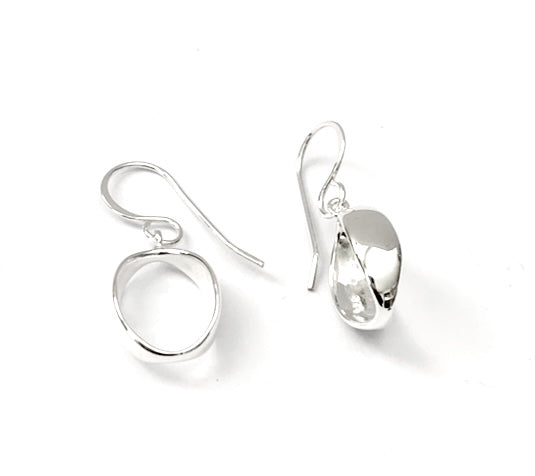 Silver Drop Earrings - A6220