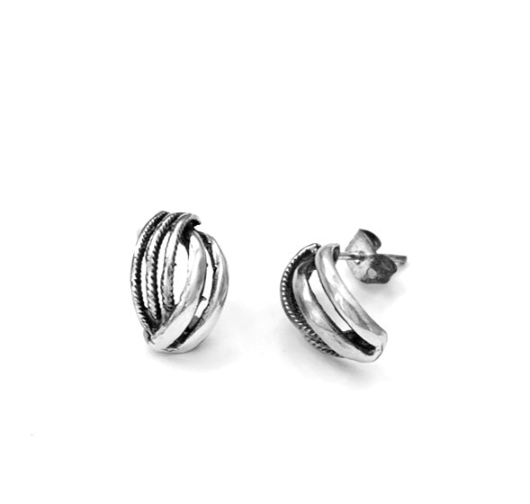 Silver Stud Earrings - A5329