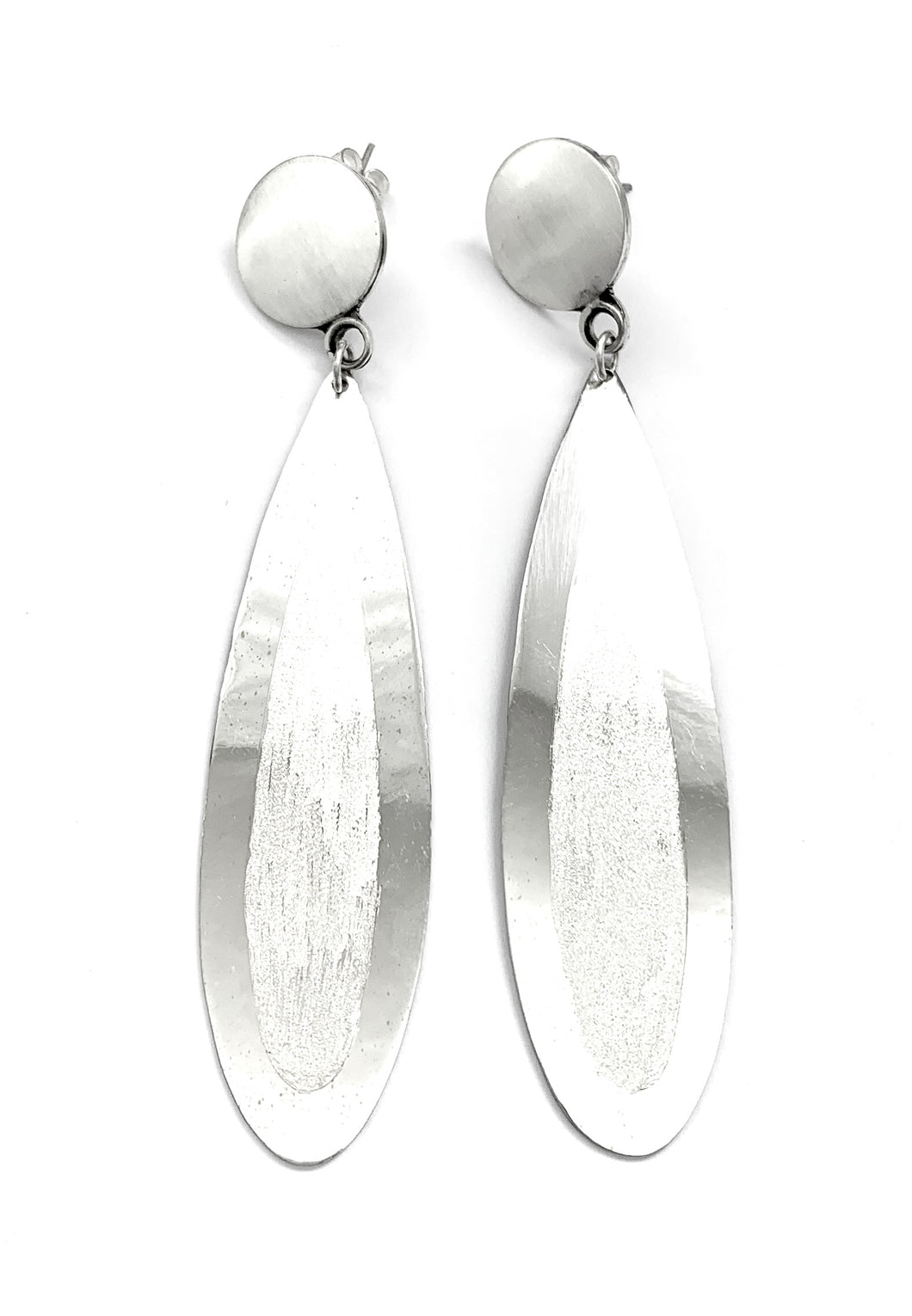 Silver Drop Earrings - OKA6016