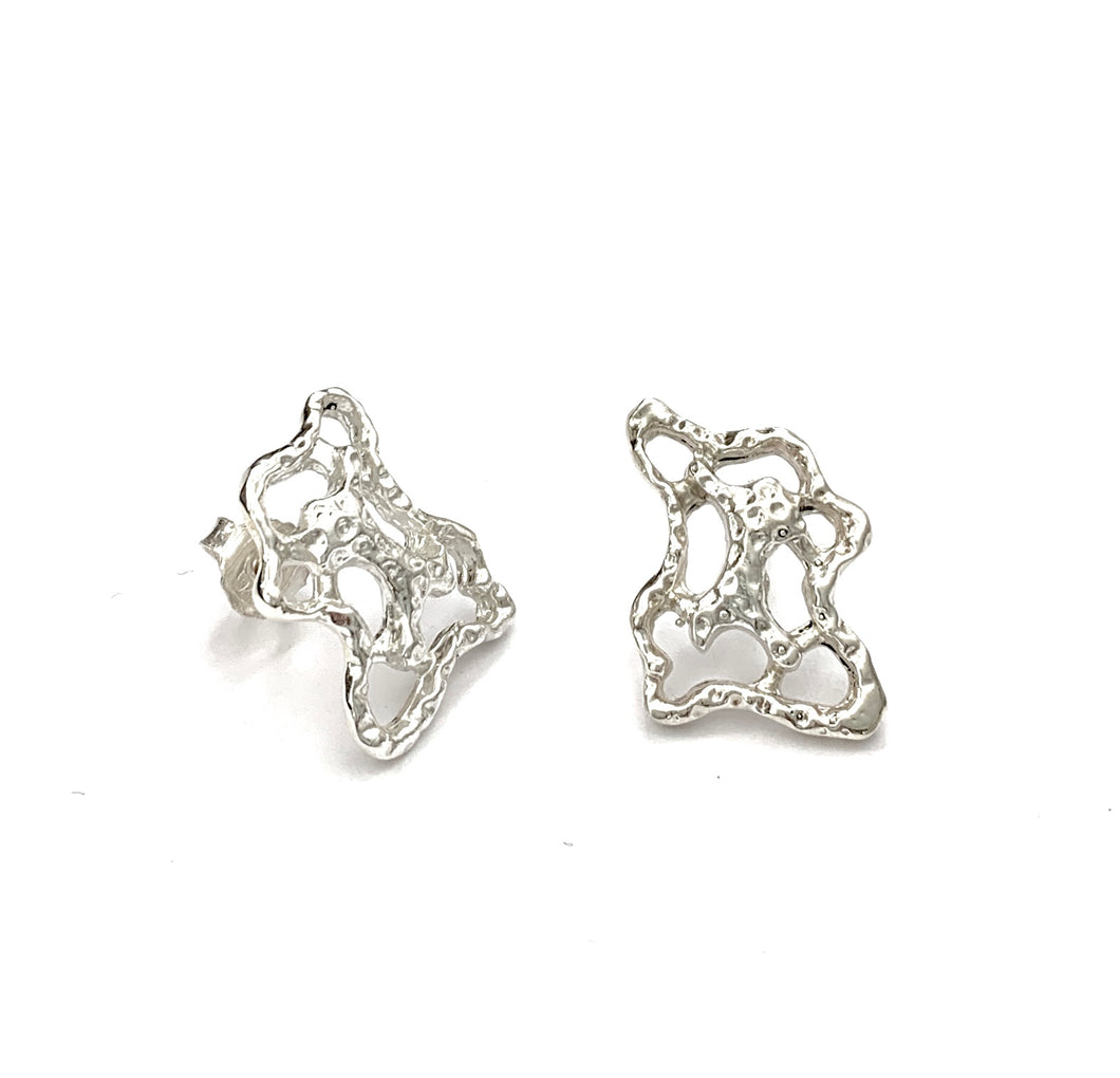 Silver Stud Earrings - A6288