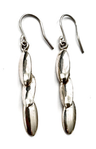 Silver Drop Earrings - FAA647