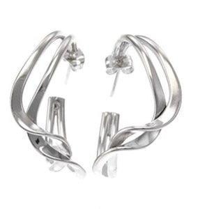 Silver Hoops - A5487