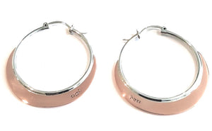 Silver Hoop Earrings - A9222