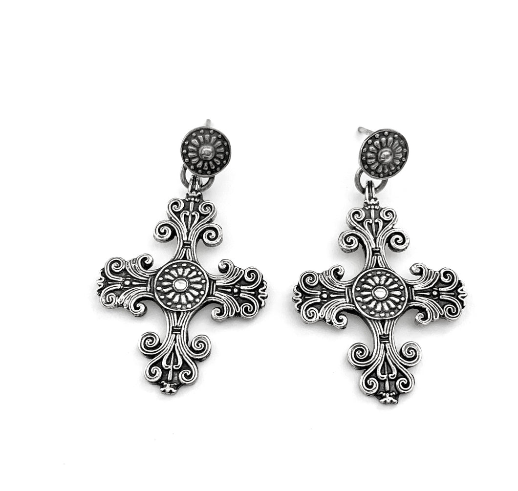 Silver Earrings - A444