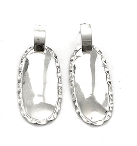 Silver Drop Earrings - OA422