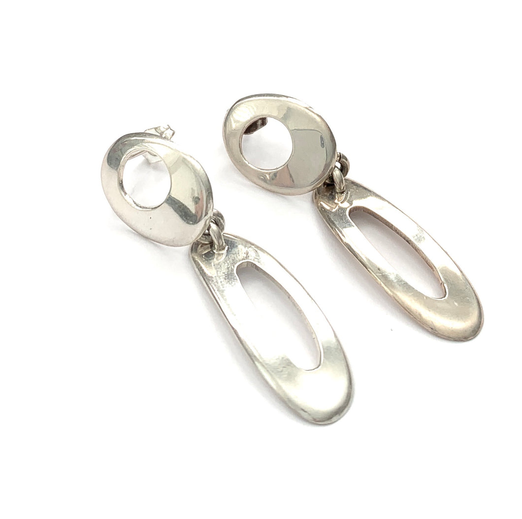 Silver Drop Earrings - PPA228