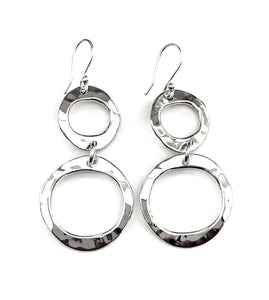 Silver Drop Earrings - PPA452