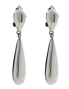 Silver Clip Earrings - PPA357