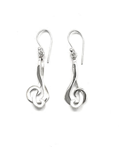 Silver Drop Earrings - A7037