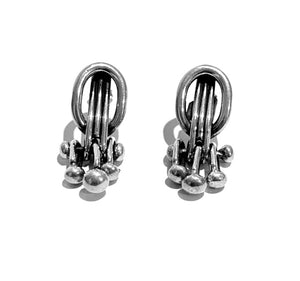 Silver Drop Earrings - A3191