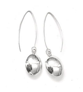 Silver Drop Earrings - A7012