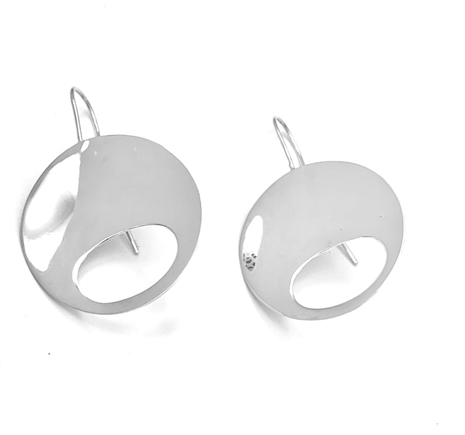 Silver Drop Earrings - A6157