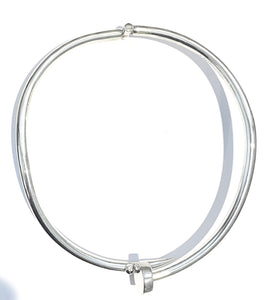 Silver Choker Necklaces - G200