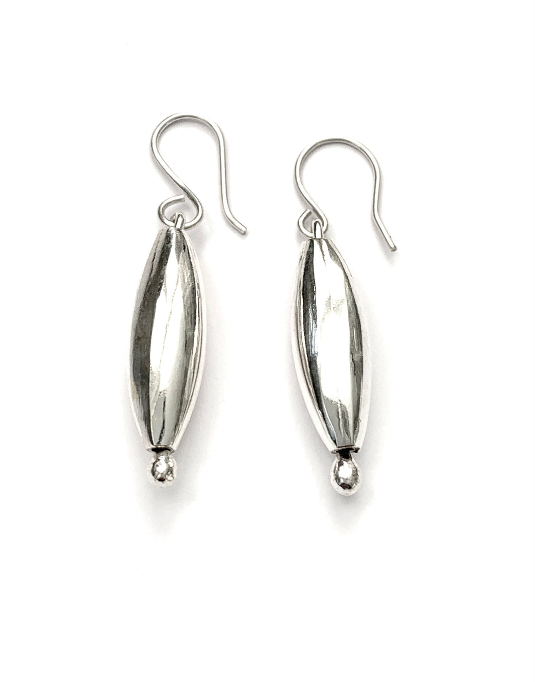 Silver Drop Earrings - OKA6036