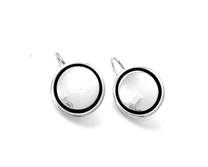 Silver Drop Earrings - A922