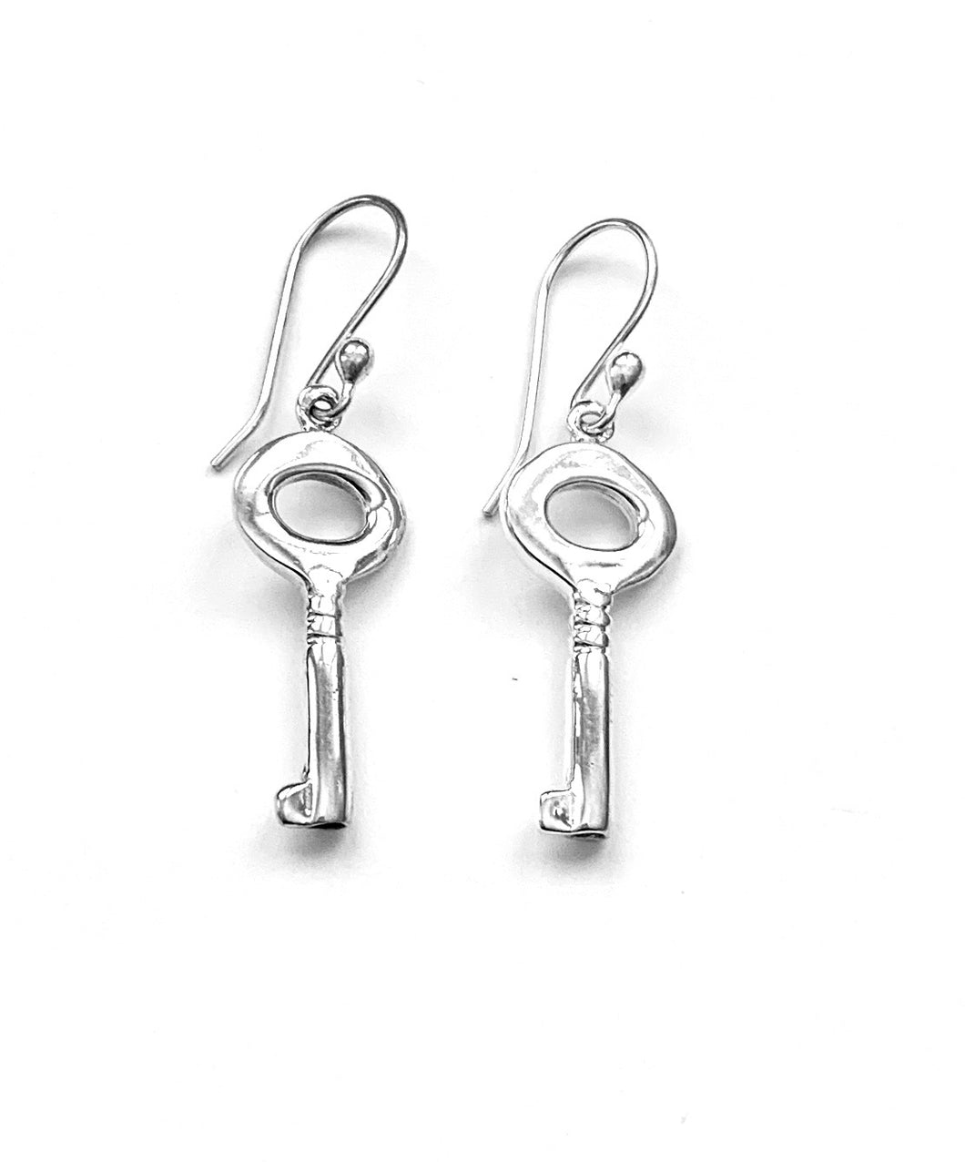 Silver Drop Earrings - A689