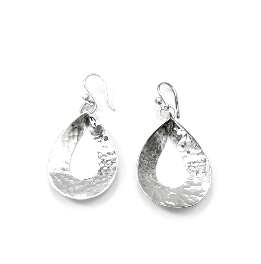 Silver Drop Earrings - A6213