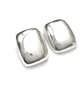 Silver Clip Earrings - OKA6042