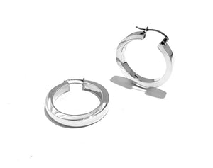 Silver Hoops - A2132