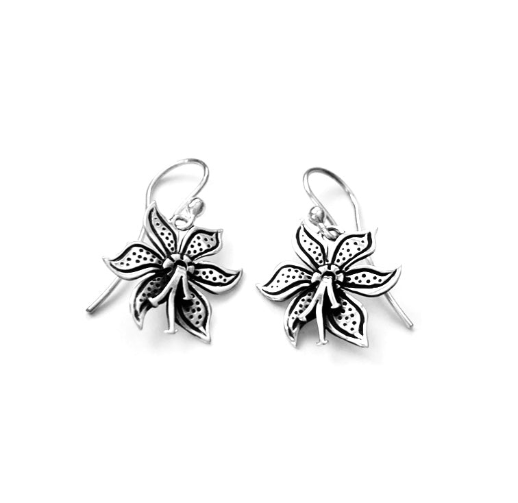 Silver Drop Earrings - A4012