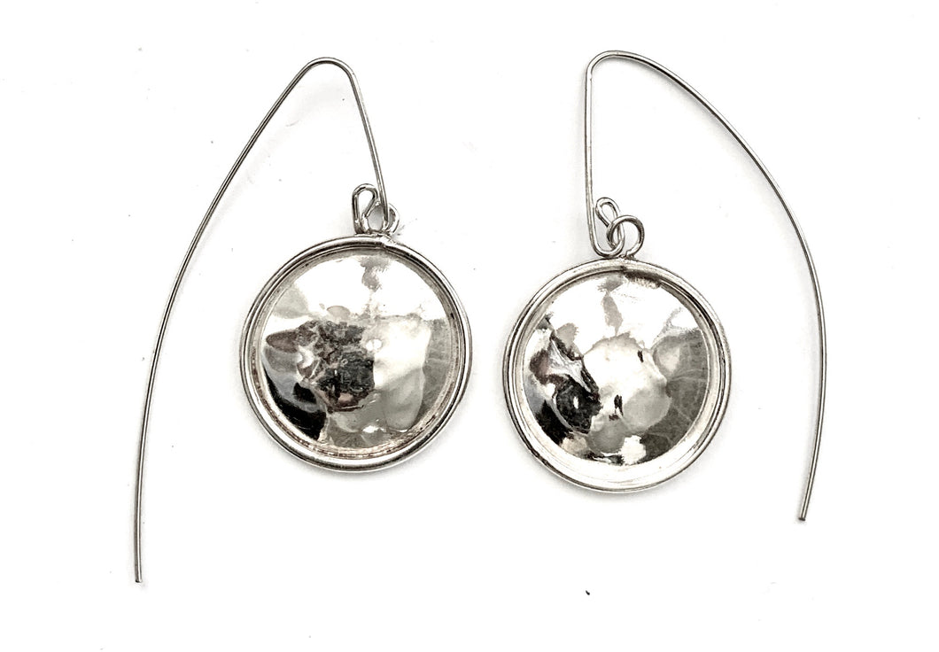 Silver Drop Earrings - AH871