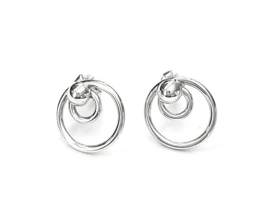 Silver Stud Earrings - PPA368