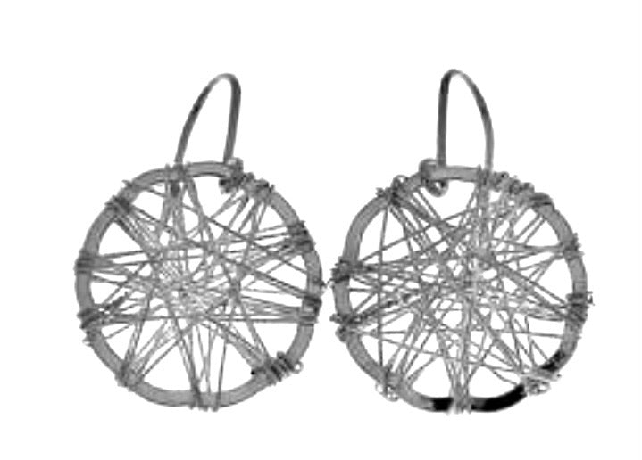 Silver Drop Earrings - OKA6079