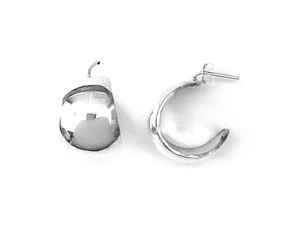 Silver Hoop Earrings - PPA20