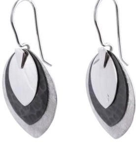Silver Drop Earrings - A9079