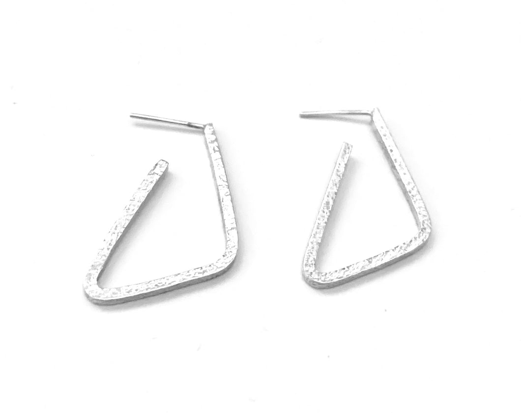 Silver Hoop Earrings - A9261