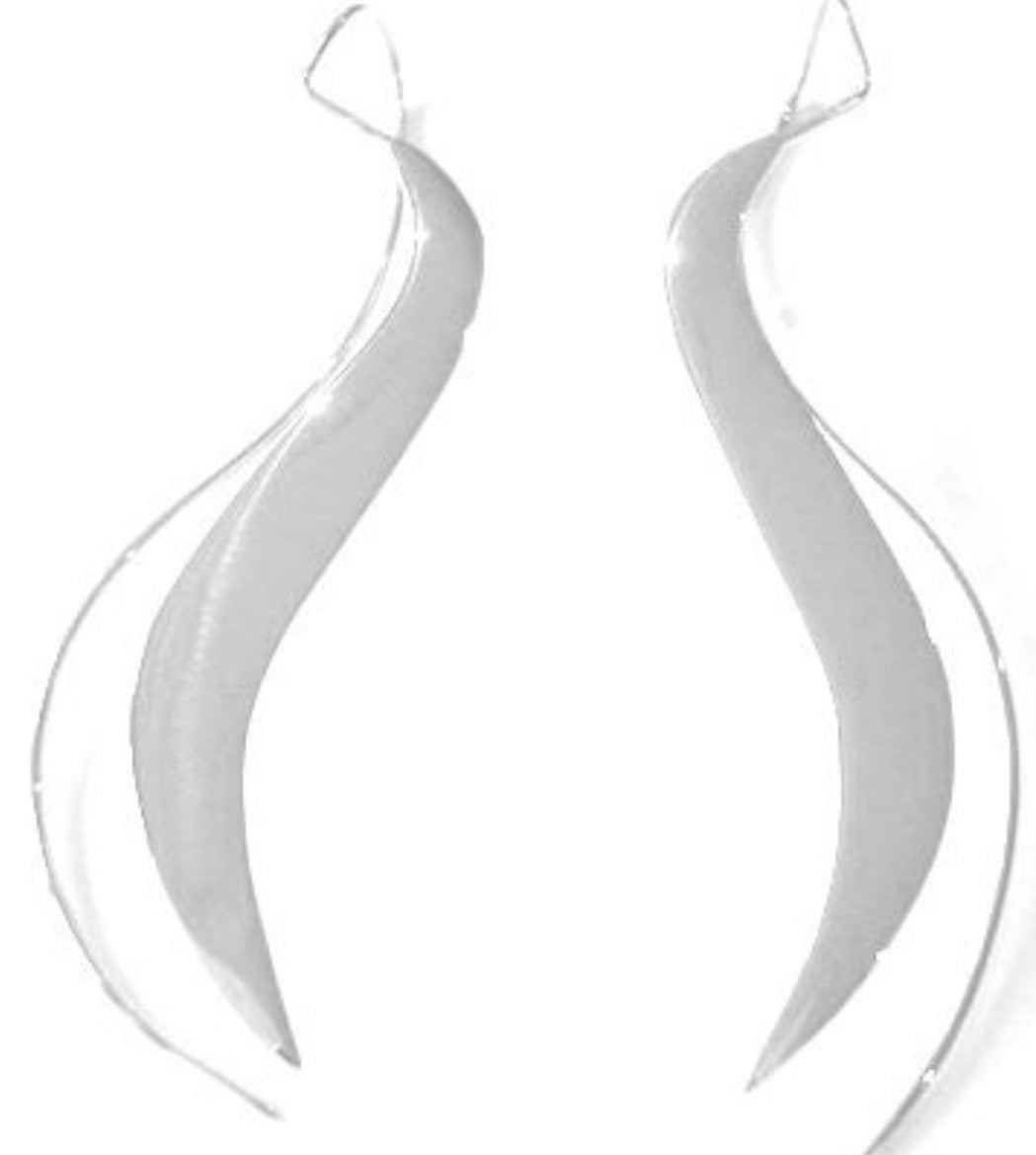 Silver Drop Earrings - PPA29