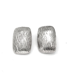 Silver Clip Earrings - FAA466
