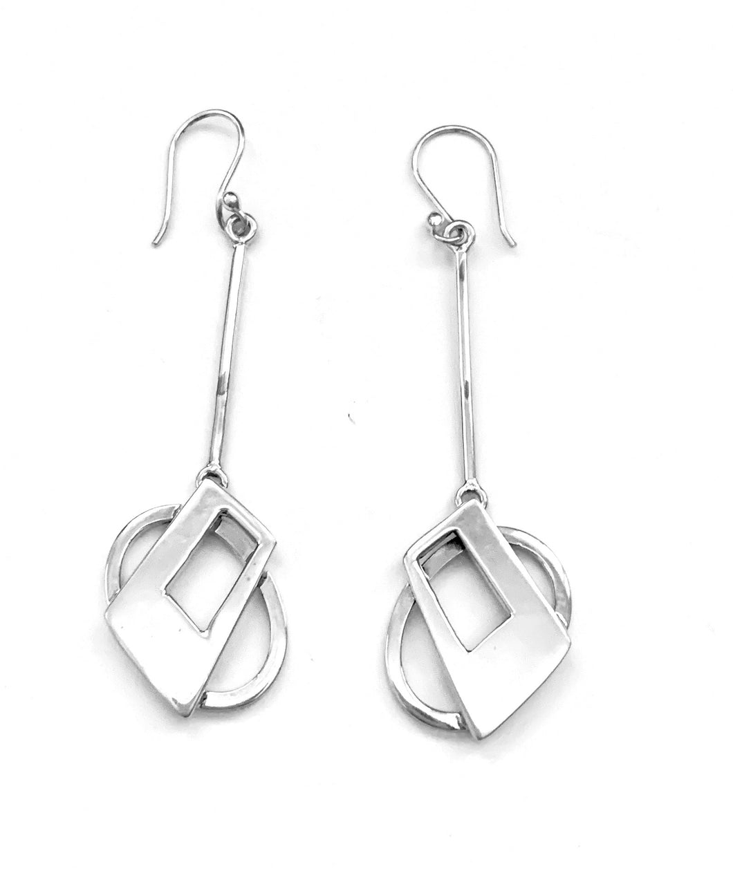 Silver Drop Earrings - PPA265
