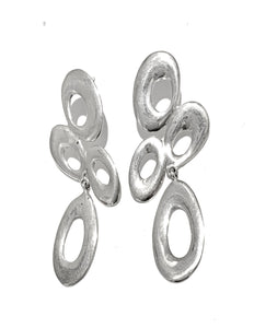 Silver Drop Earrings - A8015