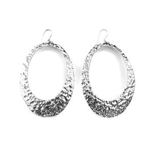 Silver Drop Earrings - FAA382