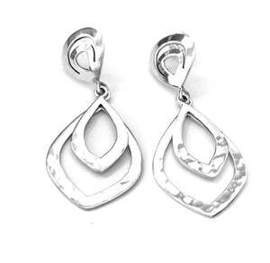Silver Drop Earrings - PPA514