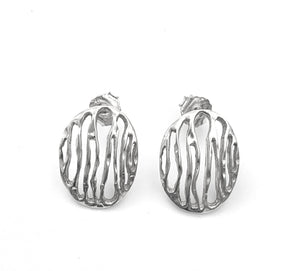 Silver Stud Earrings - A6388