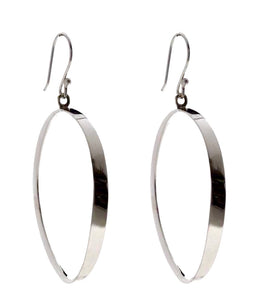 Silver Drop Earrings - JA41