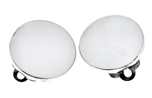 Silver Clip Earrings - A5278