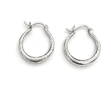 Load image into Gallery viewer, Silver Hoop Earrings - A9208
