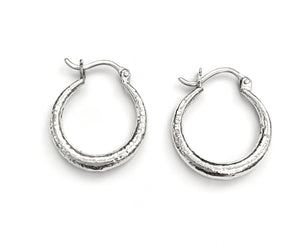 Silver Hoop Earrings - A9208