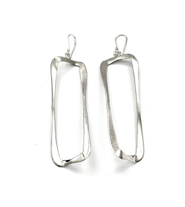 Silver Drop Earrings - JA68